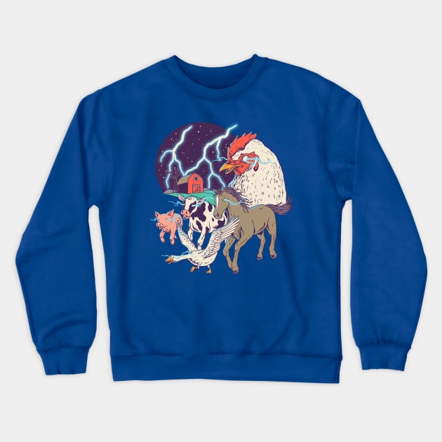 Country Metal Crewneck Sweatshirt by Hillary White Rabbit